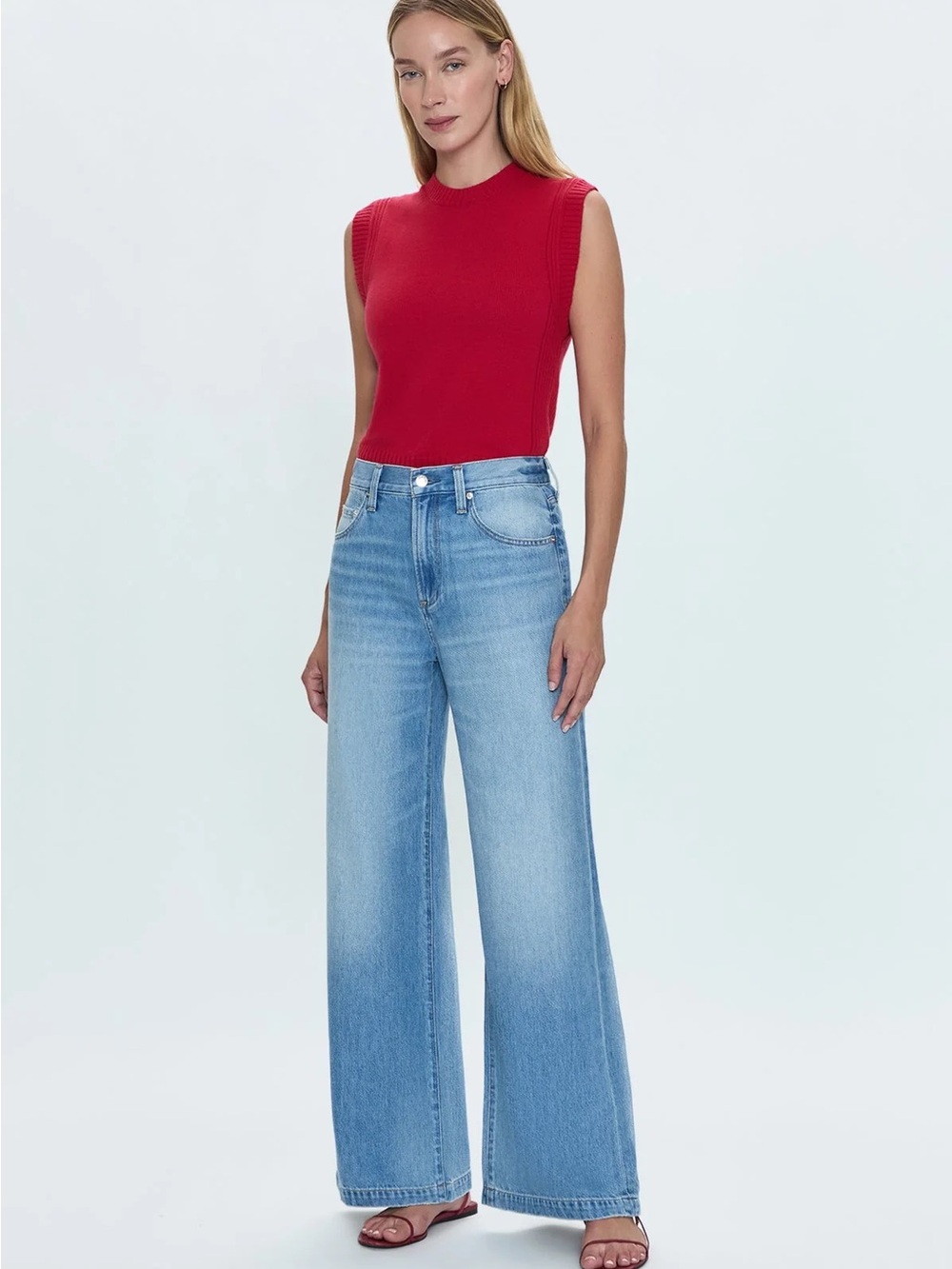 Pistola Jadyn Low Slung Palazzo Jeans